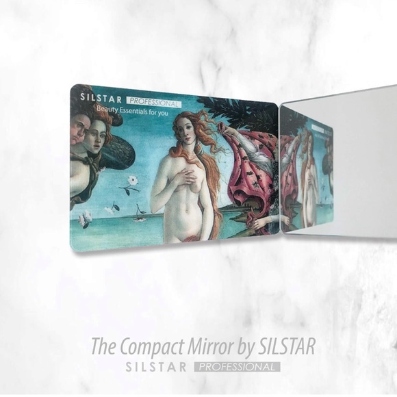 🪞Compact Makeup Mirror Card, Unbreakable~ Botticelli’s Birth of Venus🪞NWT - Picture 4 of 15